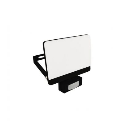 Naświetlacz SMD LED z czujnikiem ruchu BRYZA LED S 30W BLACK neutralna biel IDEUS (04247)